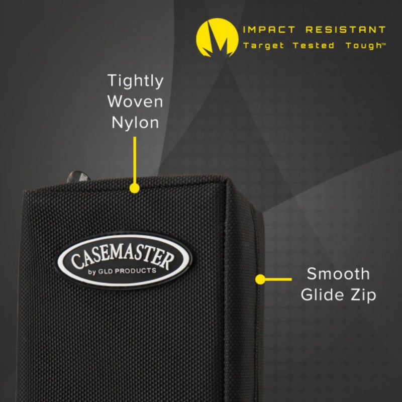 Casemaster Classic Nylon Dart Carrying Case for Steel and Soft Tip Darts, Holds 6 Darts Numerous Other Accessories via Generous Storage Pockets, Tubes and Boxes, Black - Image 4